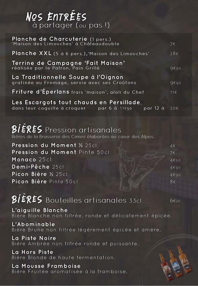 Le Chalet - Spécialités Savoyardes - Menu Image 3